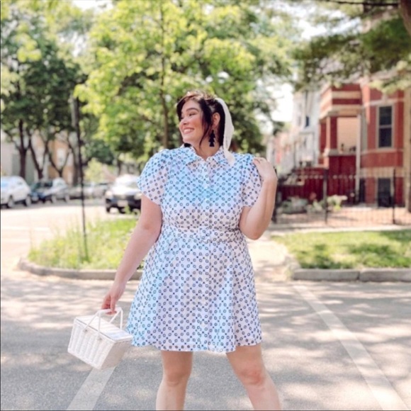 Alexis x Target Dot Tulip Sleeve Shirtdress XXS - Picture 3 of 6